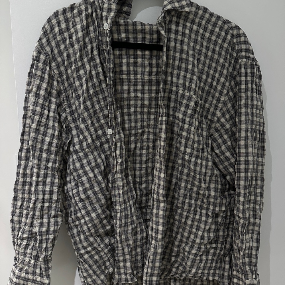 Black and White Checkered Jacket